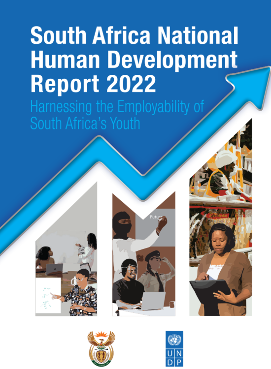Publication report cover: South Africa National Human Development Report 2022