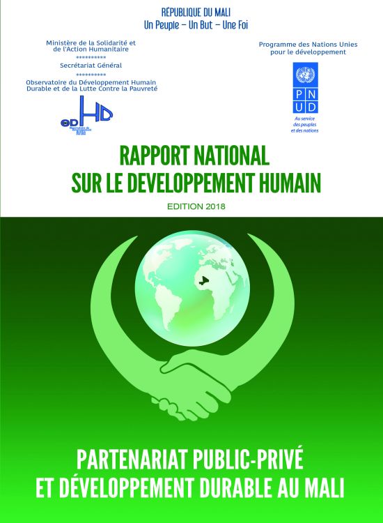 Publication report cover: Partenariat Public-Privé et Développement Durable au Mali
