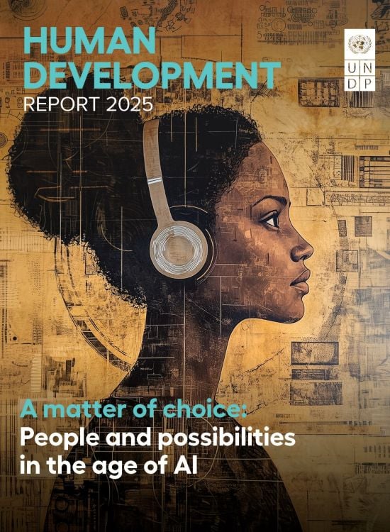 Publication report cover: Human Development Report 2025
