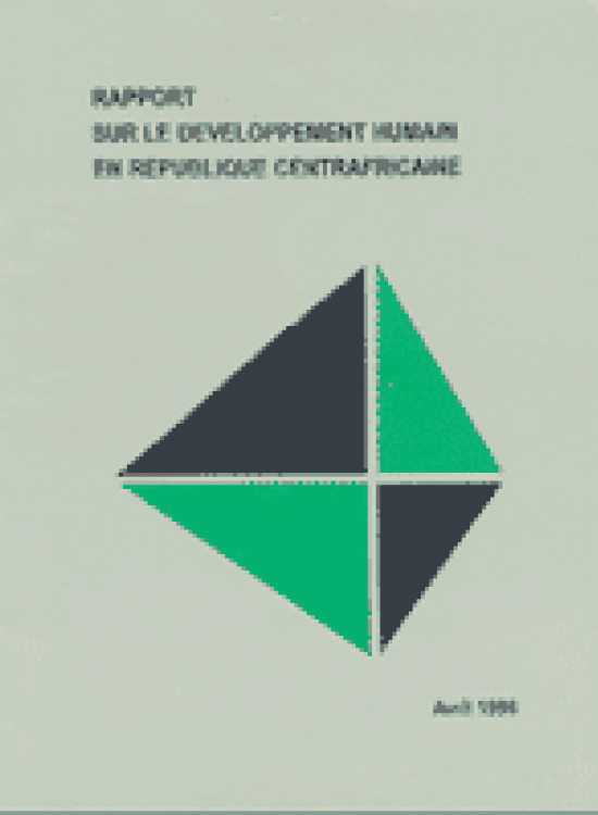 Publication report cover: General Human Development Report: Africa 1996