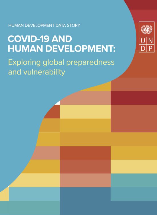 Publication report cover: COVID-19 and Human Development: Exploring global preparedness and vulnerability