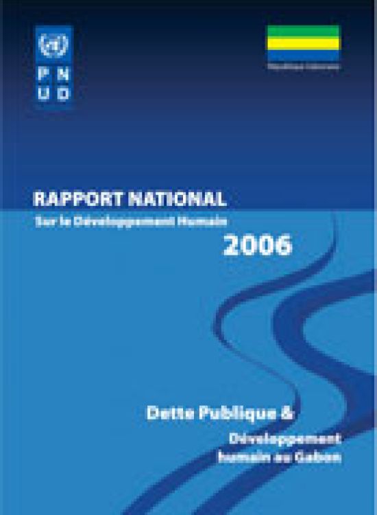 Publication report cover: Dette Publique & Développement Humain au Gabon