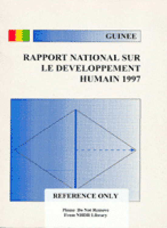 Publication report cover: Gender and Human Development Guinea 1997