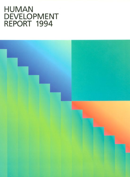 Publication report cover: Human Development Report 1994
