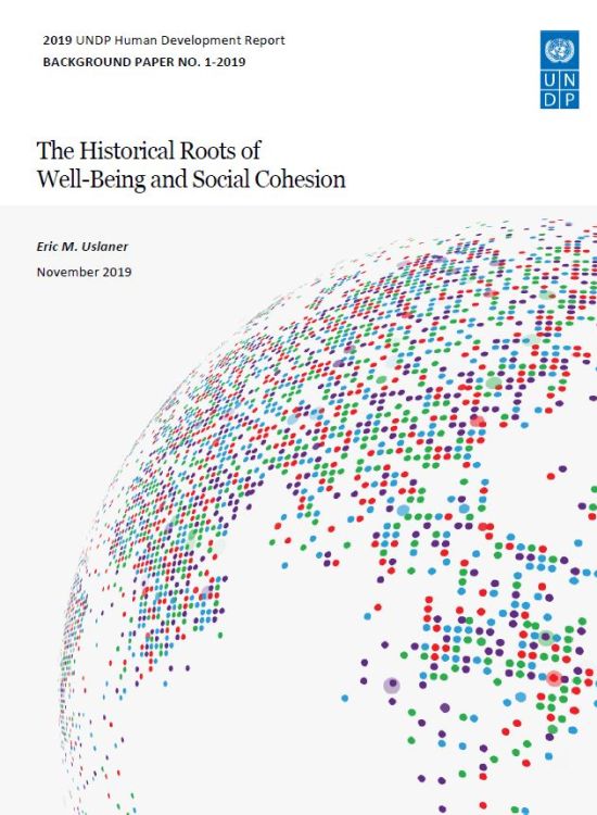 Publication report cover: The Historical Roots of Well-Being and Social Cohesion