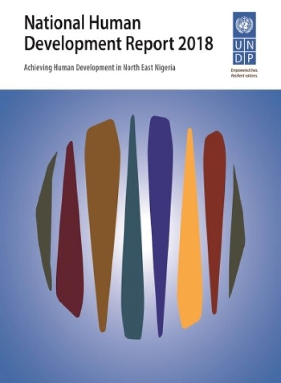 Publication report cover: National Human Development Report 2018: Nigeria 