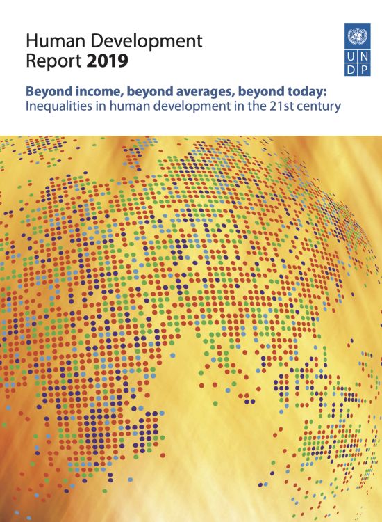 Publication report cover: Human Development Report 2019