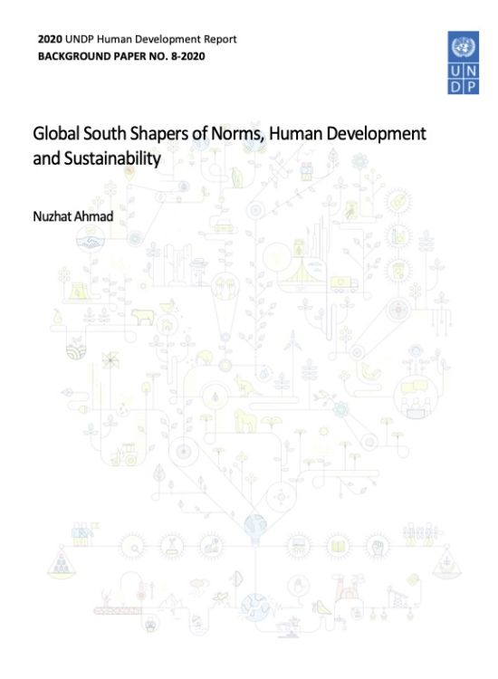Publication report cover: Global South Shapers of Norms, Human Development and Sustainability