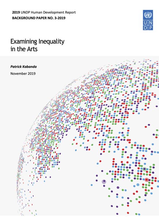 Publication report cover: Examining Inequality in the Arts