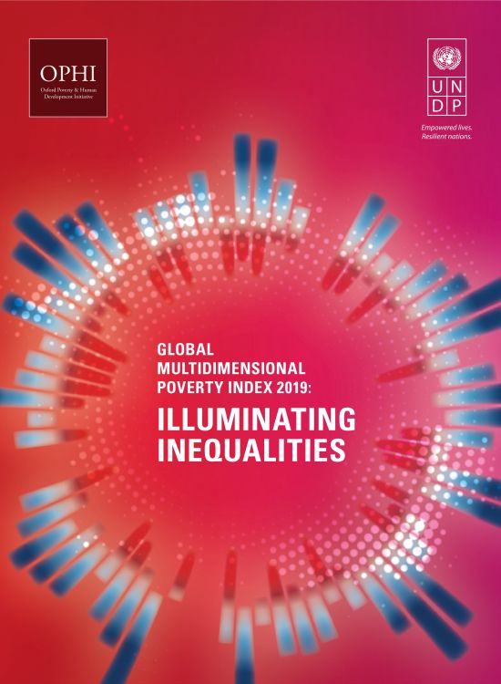Publication report cover: 2019 Global Multidimensional Poverty Index (MPI) 