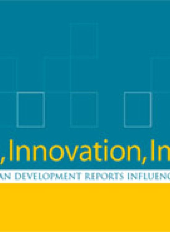 Publication report cover: Ideas, Innovation, Impact