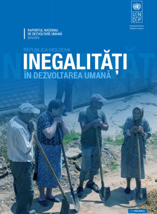 Publication report cover: National Human Development Report 2016: Moldova