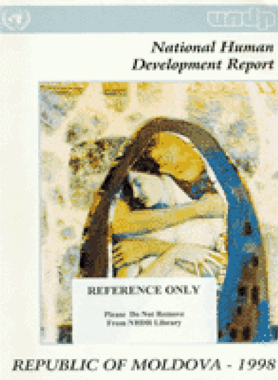 Publication report cover: Role of the State in the Transition Period Moldova 1998