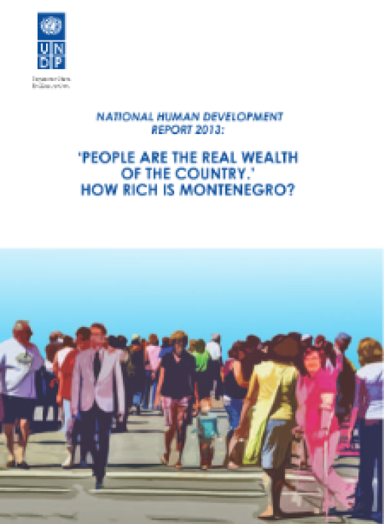 Publication report cover: People are the real wealth of the country’. How rich is Montenegro