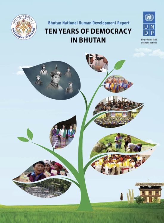 Publication report cover: National Human Development Report 2019: Bhutan