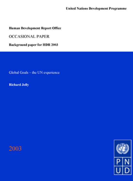 Publication report cover: Global Goals – the UN experience