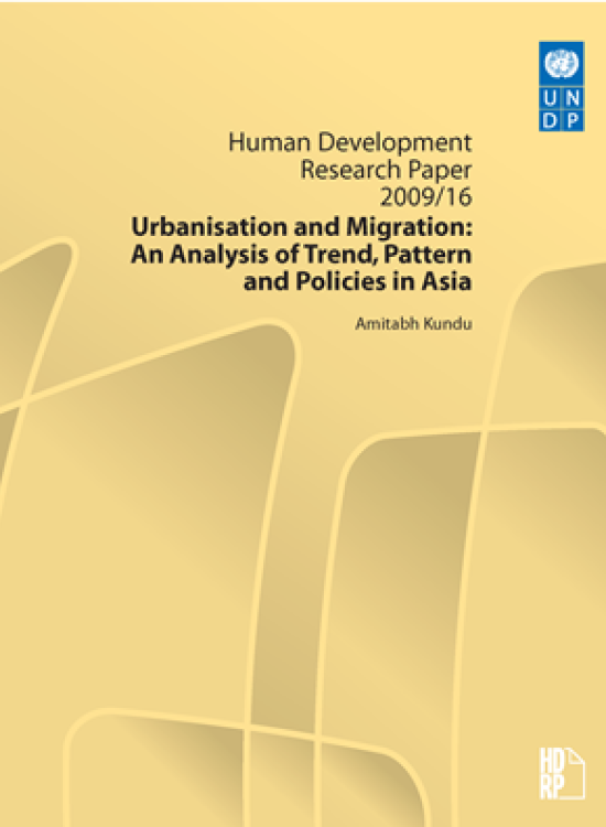 Urbanisation And Migration Human Development Reports