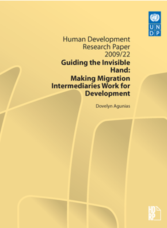 Publication report cover: Guiding the Invisible Hand