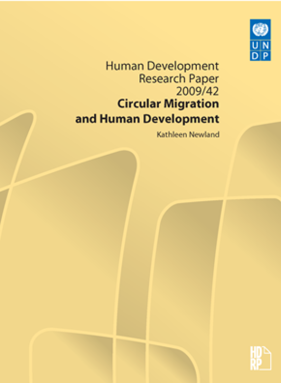 Publication report cover: Circular Migration and Human Development