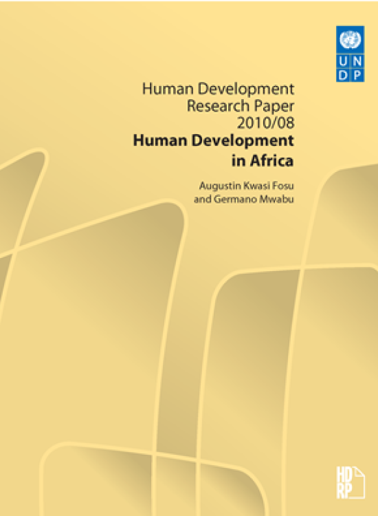 Human Development In Africa | Human Development Reports