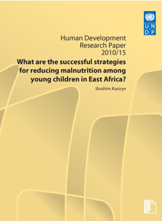 Publication report cover: What are the successful strategies for reducing malnutrition among young children in East Africa?