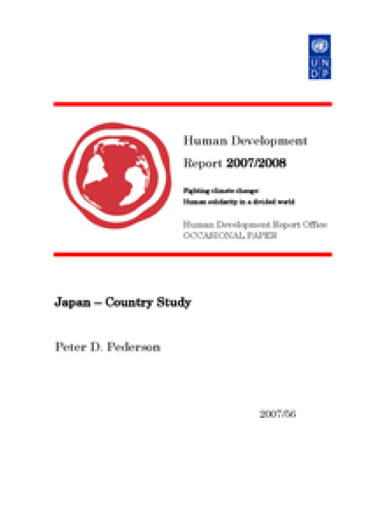 Publication report cover: Japan – Country Study