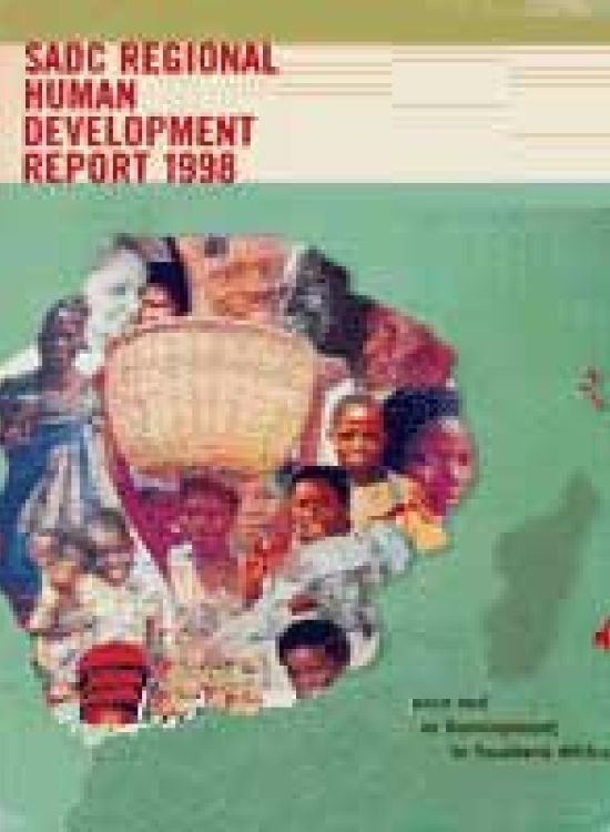 Publication report cover: Governance and Human Development in Southern Africa