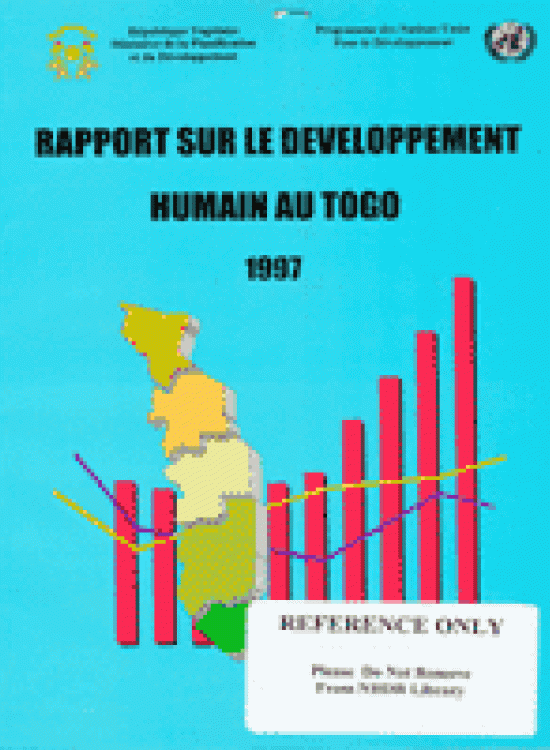 Publication report cover: General Human Development Report Togo - 1997