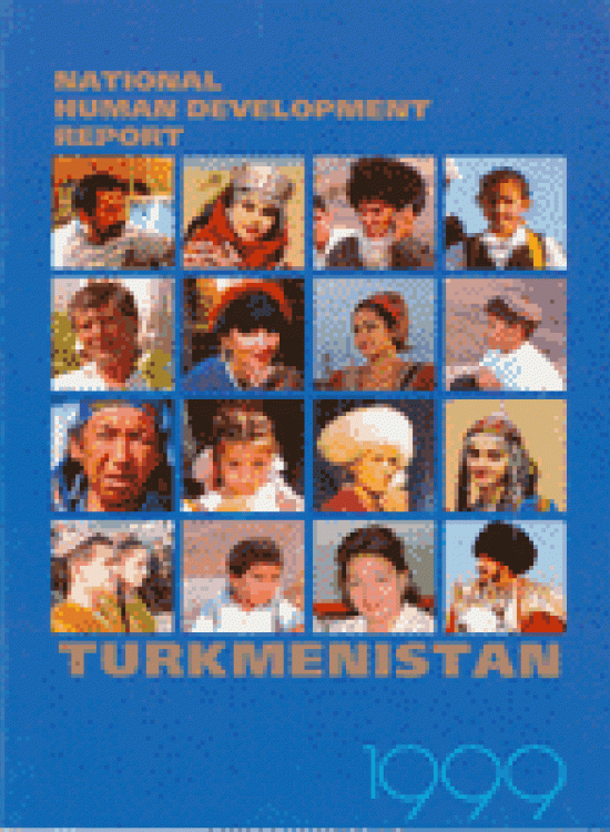 Publication report cover: Review of Human Development Processes in Turkmenistan