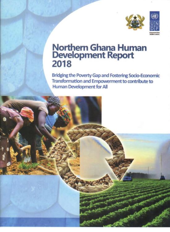 Publication report cover: National Human Development Report 2018: Northern Ghana