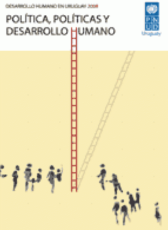 Publication report cover: Política, políticas y desarrollo humano