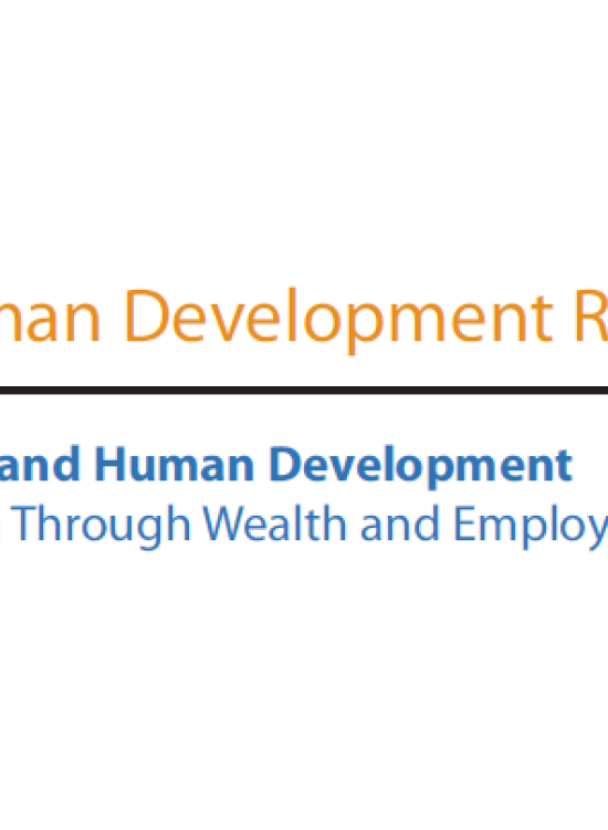 National Human Development Report Zambia Human Development Reports