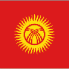 Flag: Kyrgyzstan